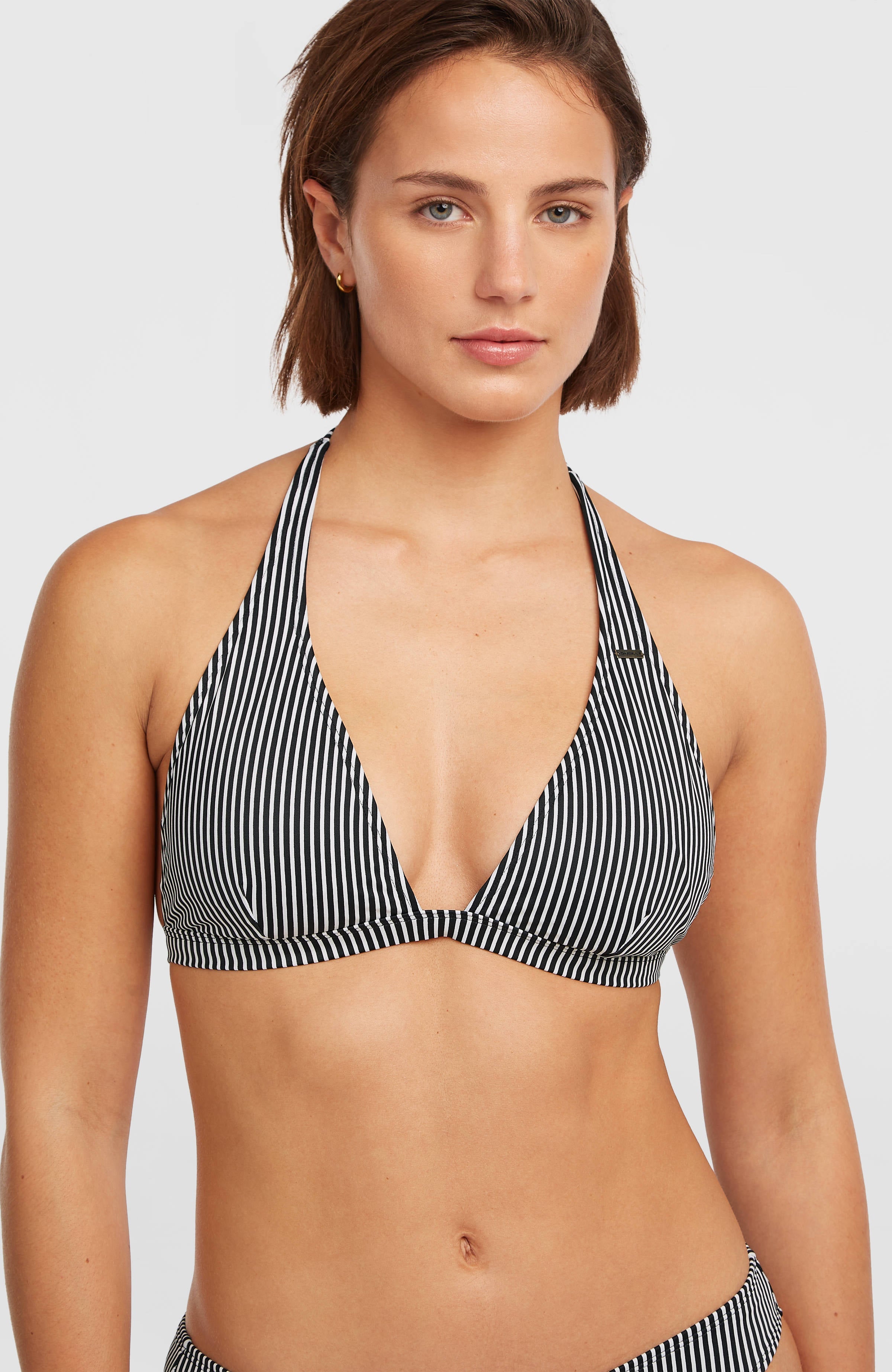 Essentials Marga Cruz Bikini Set Women - Black Micro Stripe