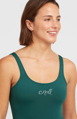 Essentials Script Swimsuit Women - Botanical Heat