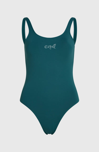 Essentials Script Swimsuit Women - Botanical Heat