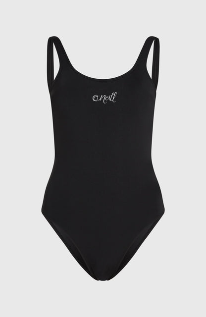 Essentials Script Swimsuit Women - Black Out
