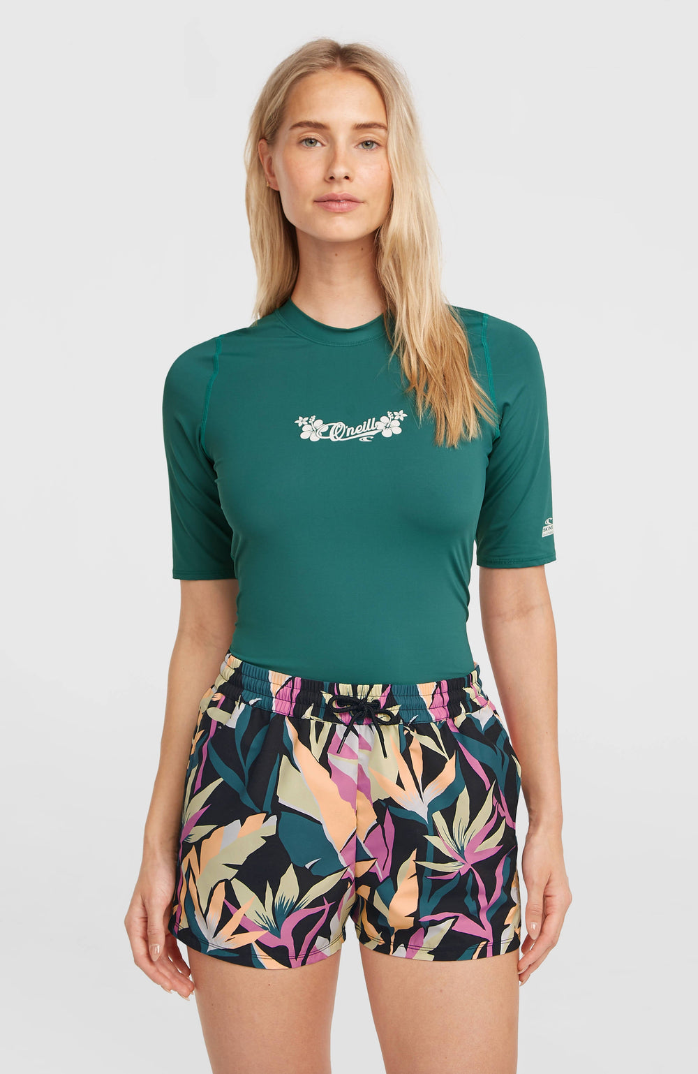 Essentials 12'' All-Over Print Swimshorts Women - Black Wmns Tropicana
