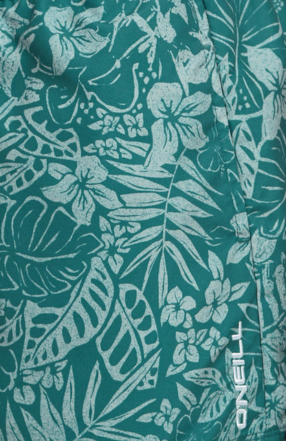 Essentials 12'' All-Over Print Swimshorts Women - Green Island Sky