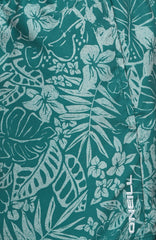 Essentials 12'' All-Over Print Swimshorts Women - Green Island Sky