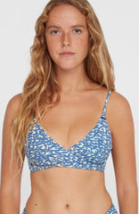Baay Bikini Top Women - Yellow Animal Blur
