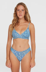 Baay Bikini Top Women - Yellow Animal Blur