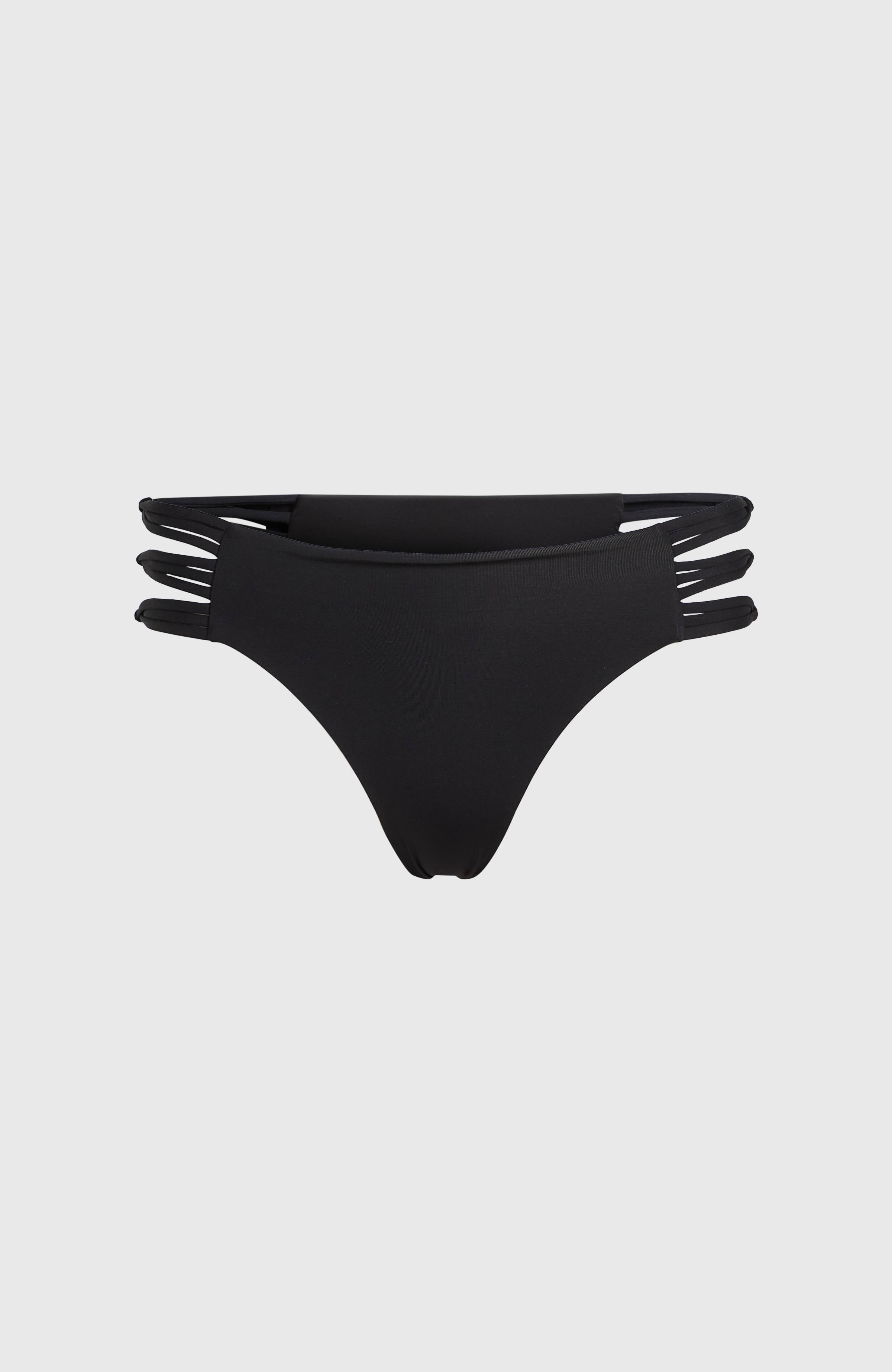 Boulders Strappy Sides Bikini Bottoms Women - Black Out