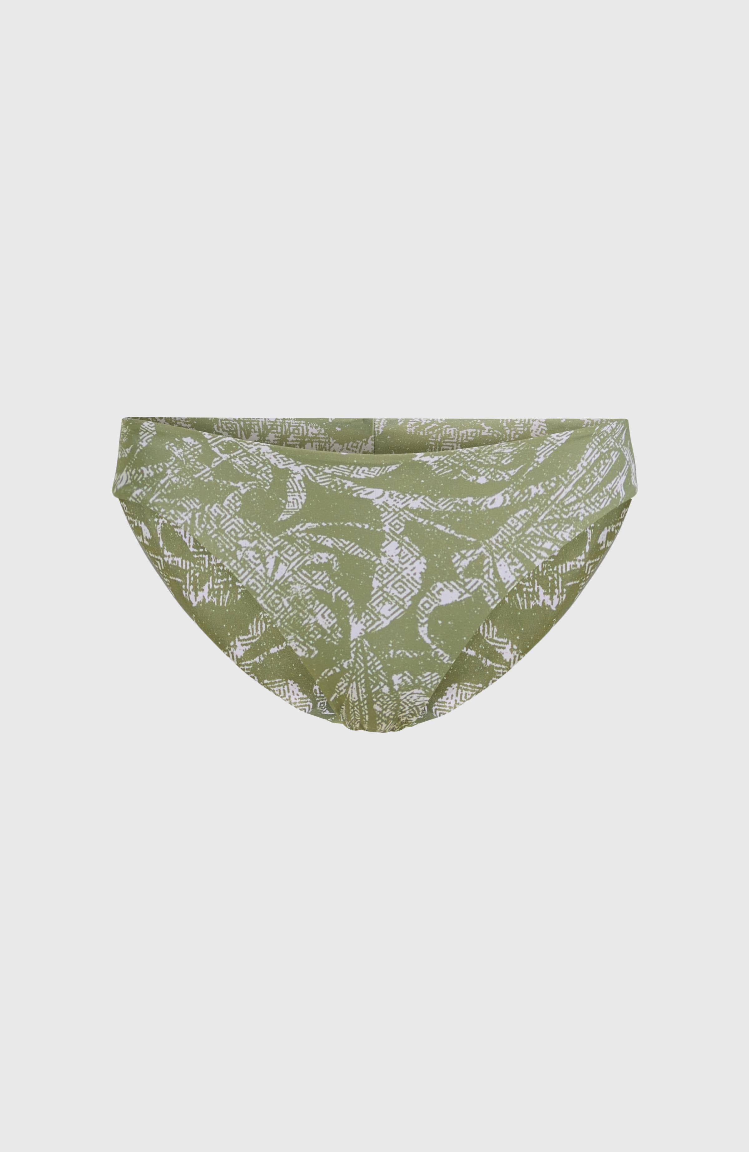 Maoi Bikini Bottoms Women - Green Textured Jungle