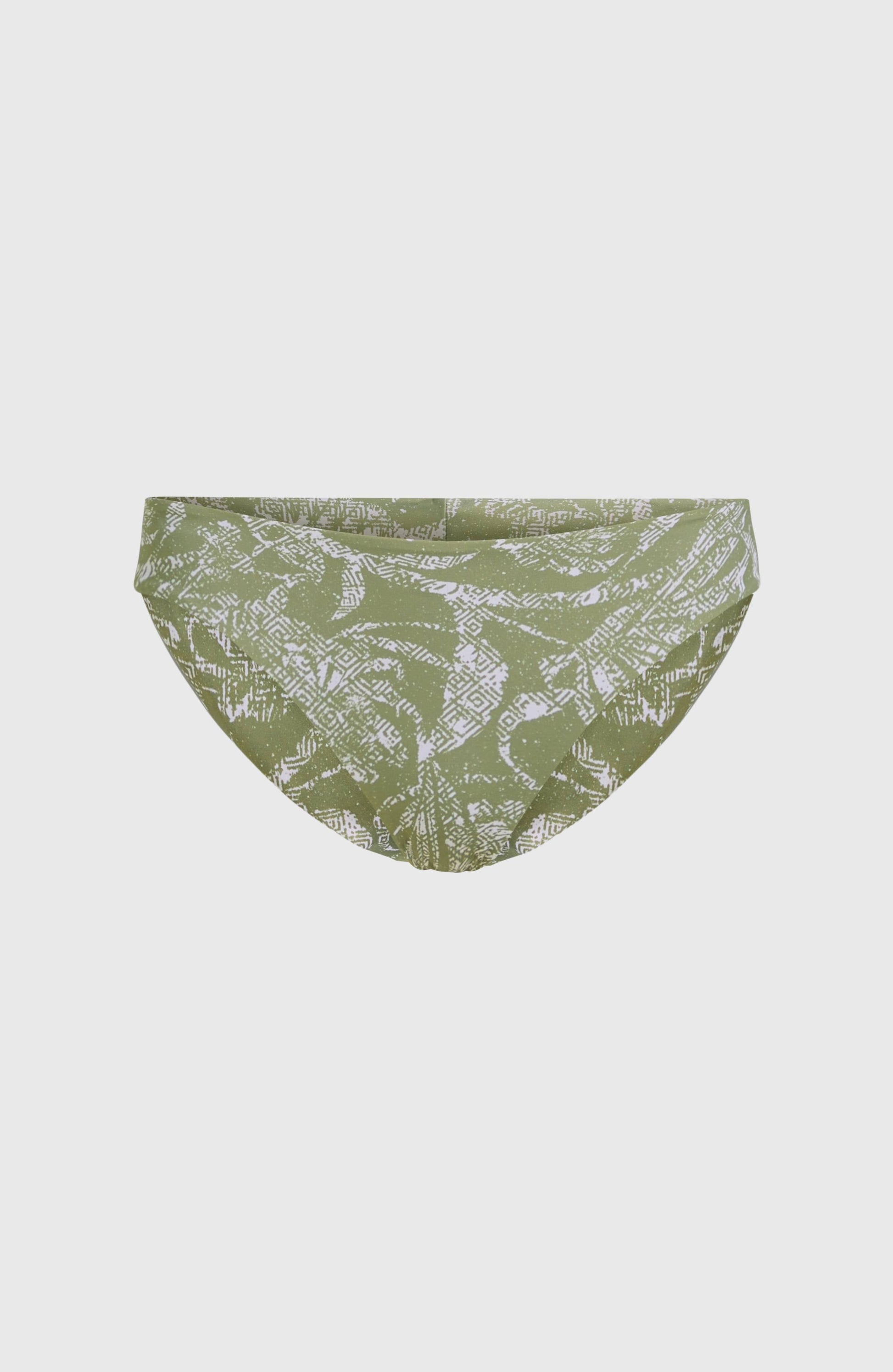 Maoi Bikini Bottoms Women - Green Textured Jungle