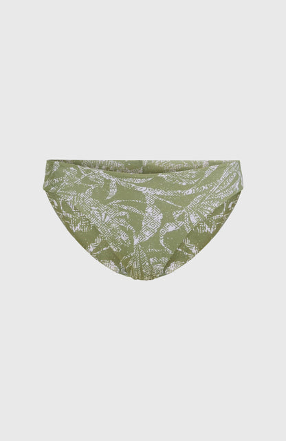 Maoi Bikini Bottoms Women - Green Textured Jungle