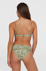 Rita Bikini Bottoms Women - Green Textured Jungle