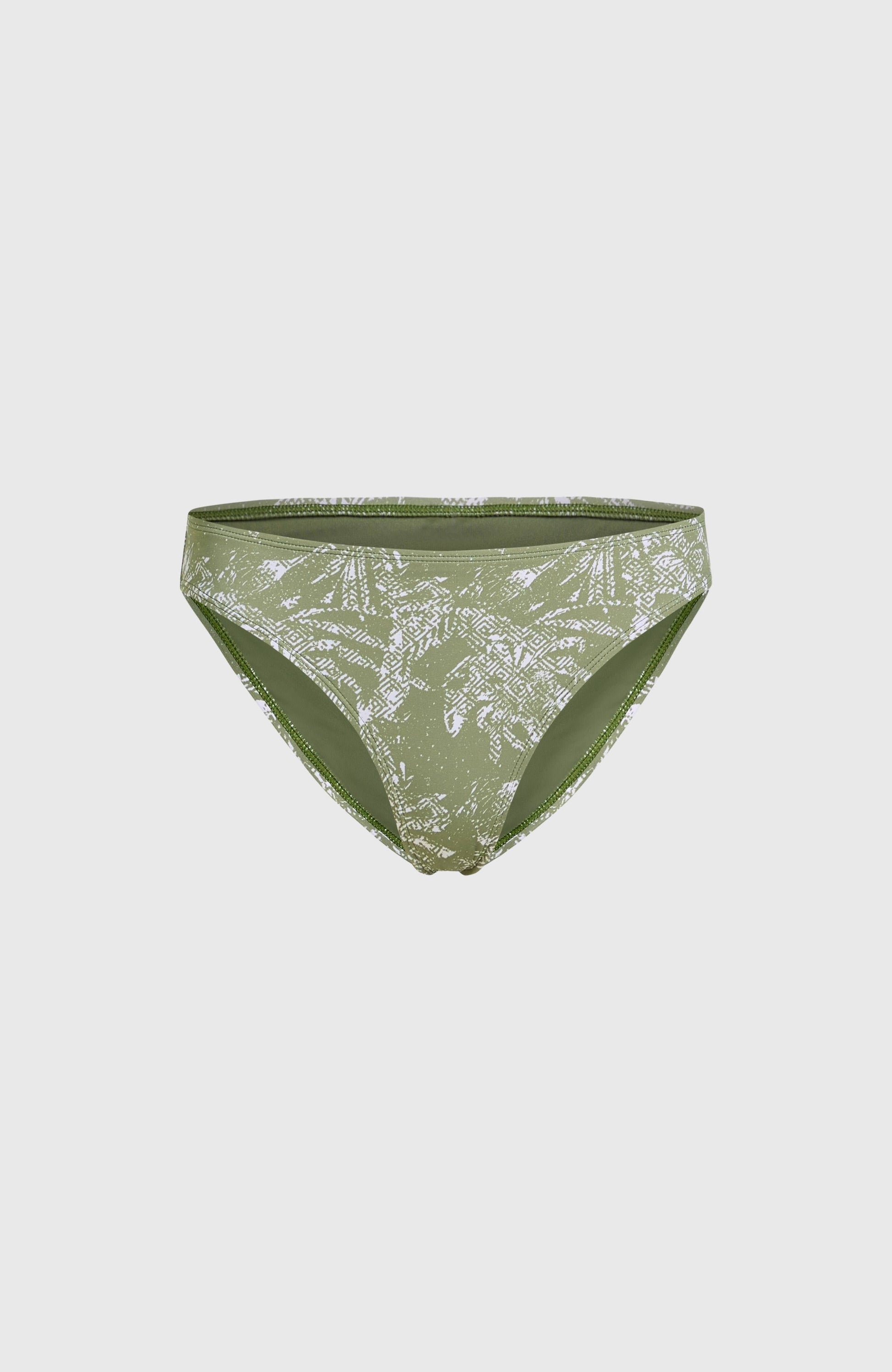 Rita Bikini Bottoms Women - Green Textured Jungle