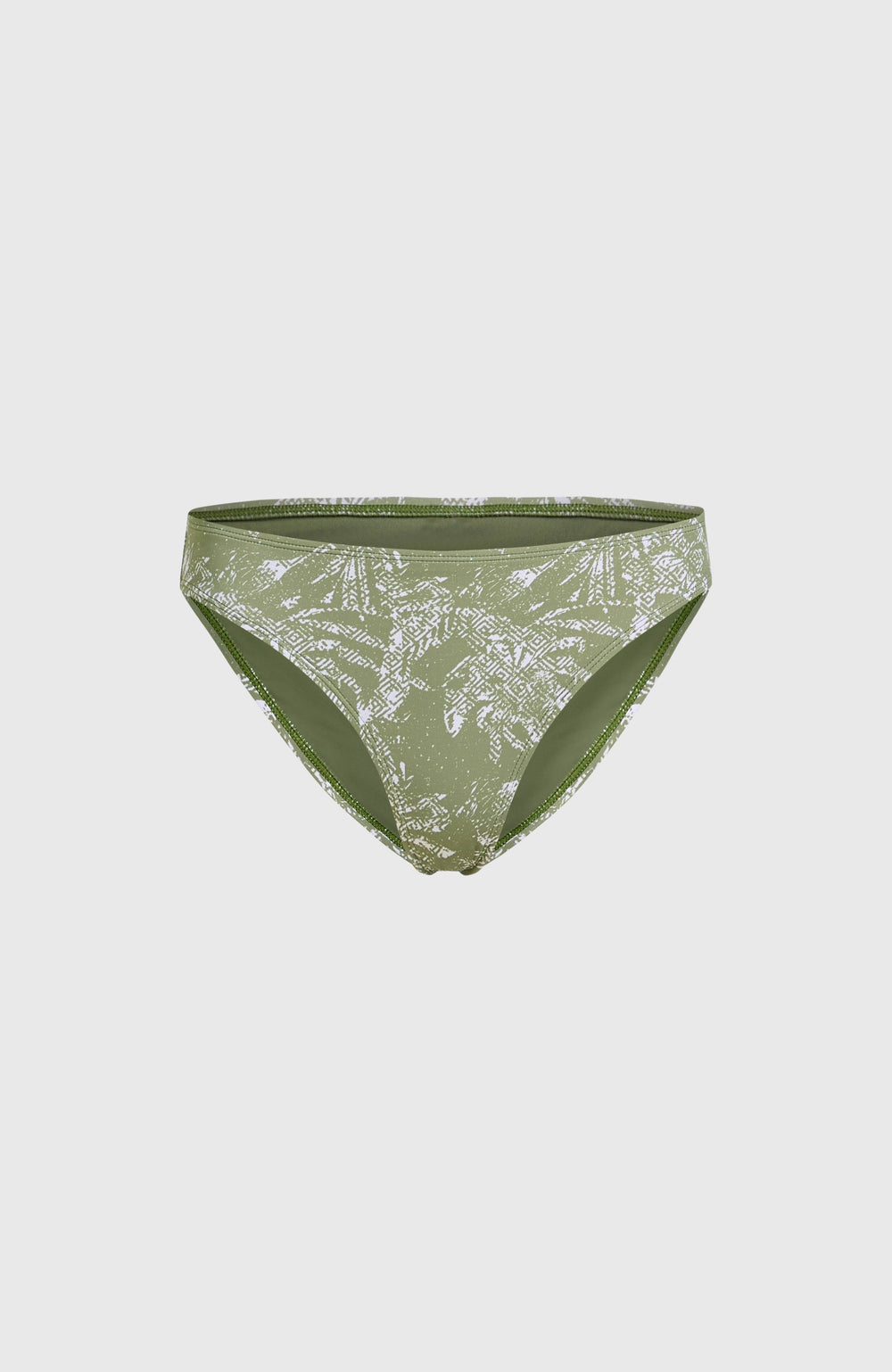 Rita Bikini Bottoms Women - Green Textured Jungle