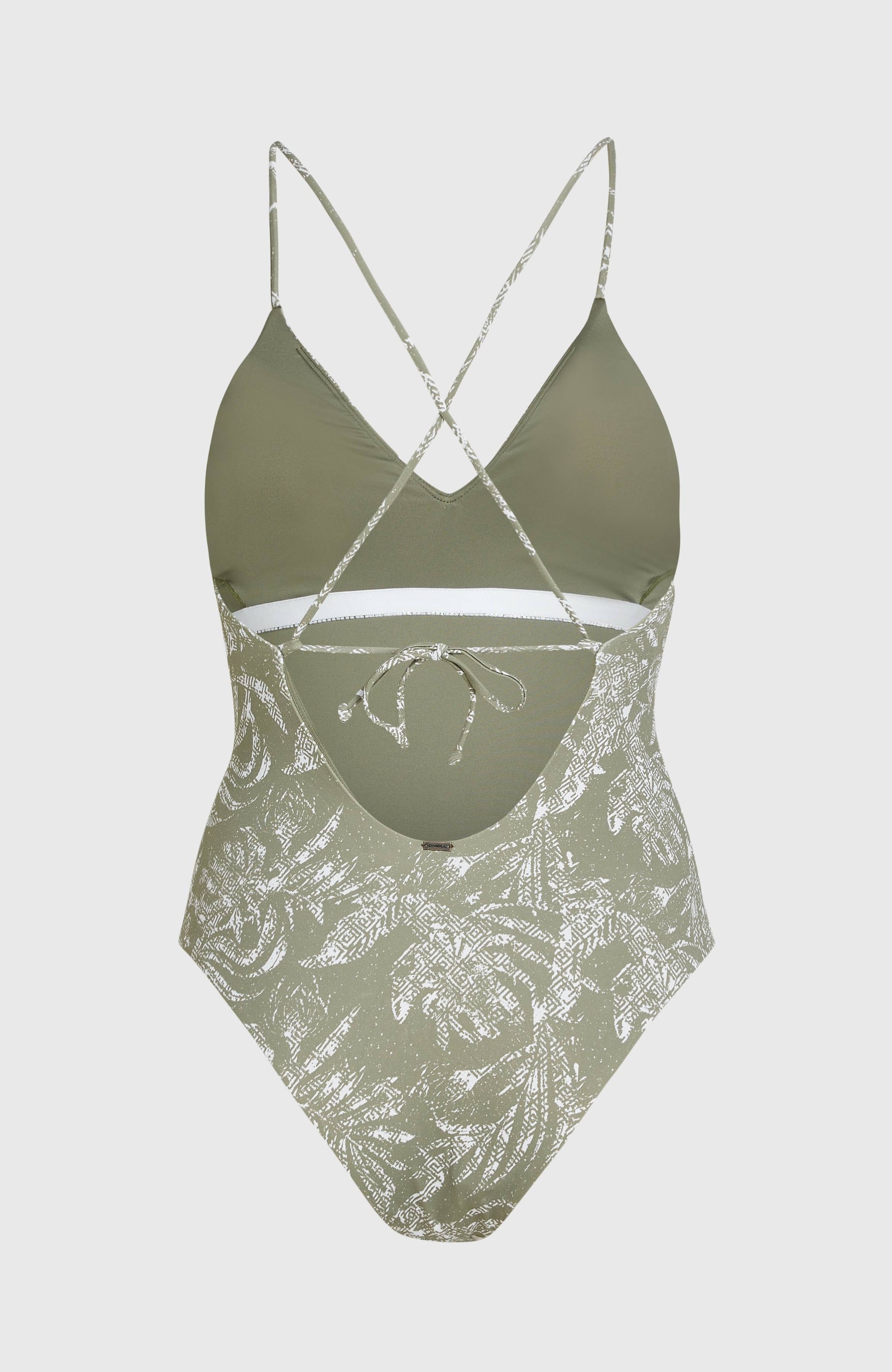Jaida Swimsuit Women - Green Textured Jungle