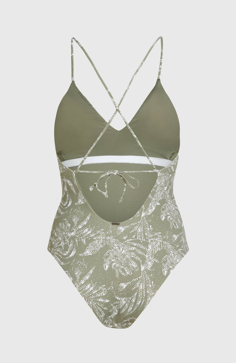 Jaida Swimsuit Women - Green Textured Jungle