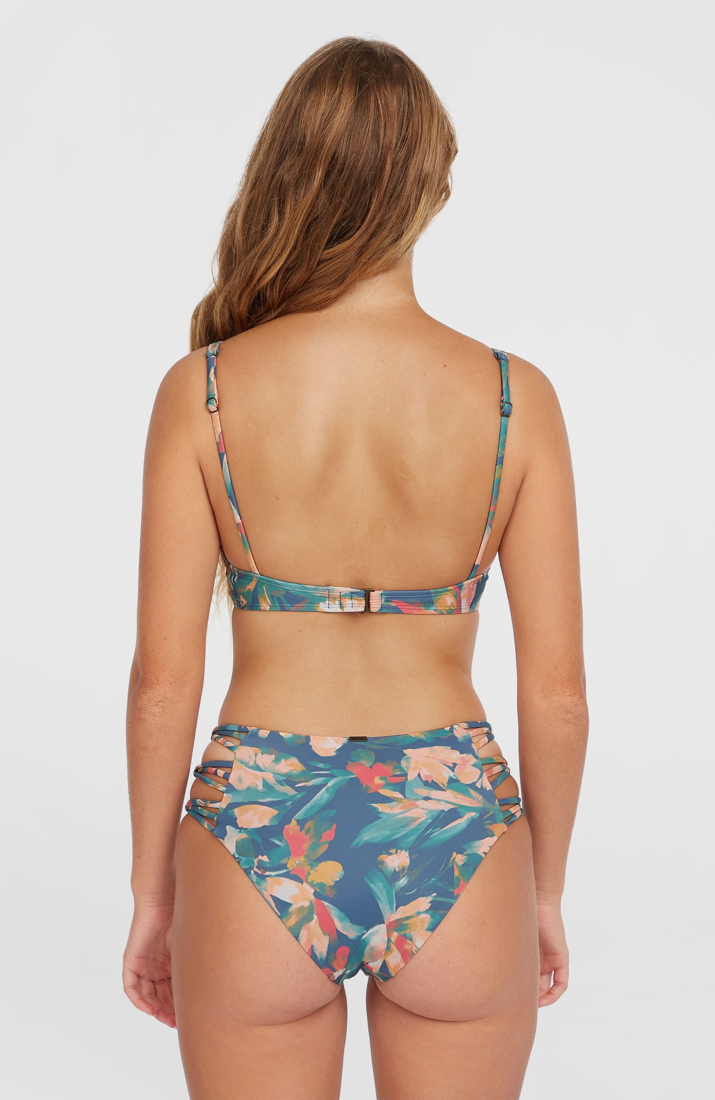 Elsie Underwire Bikini Top Women - Blue Painted Tropics