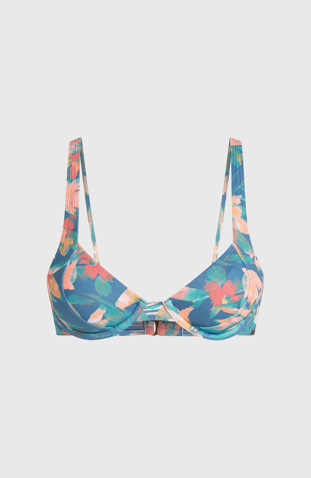 Elsie Underwire Bikini Top Women - Blue Painted Tropics