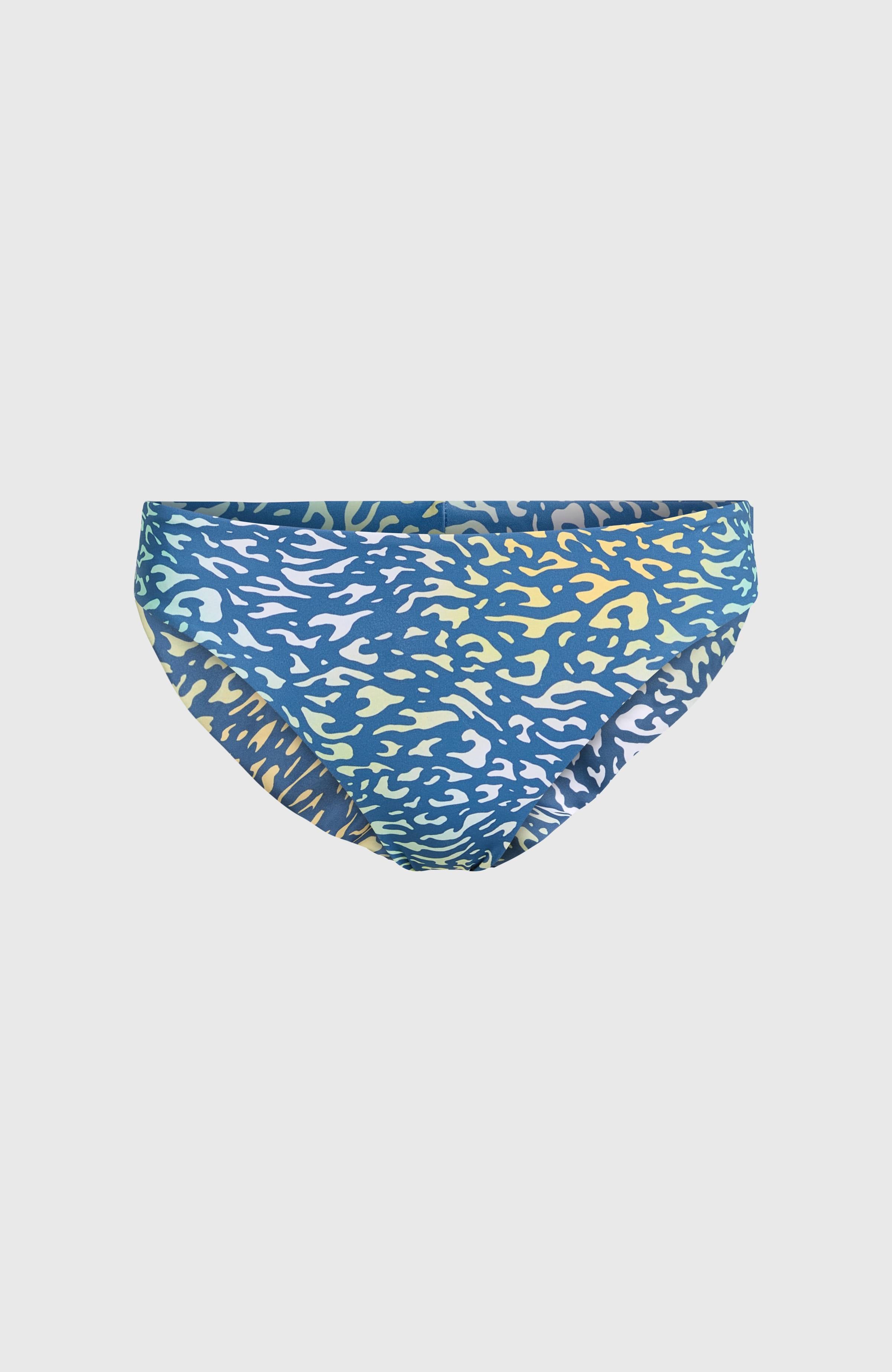 Maoi Bikini Bottoms Women - Yellow Animal Blur