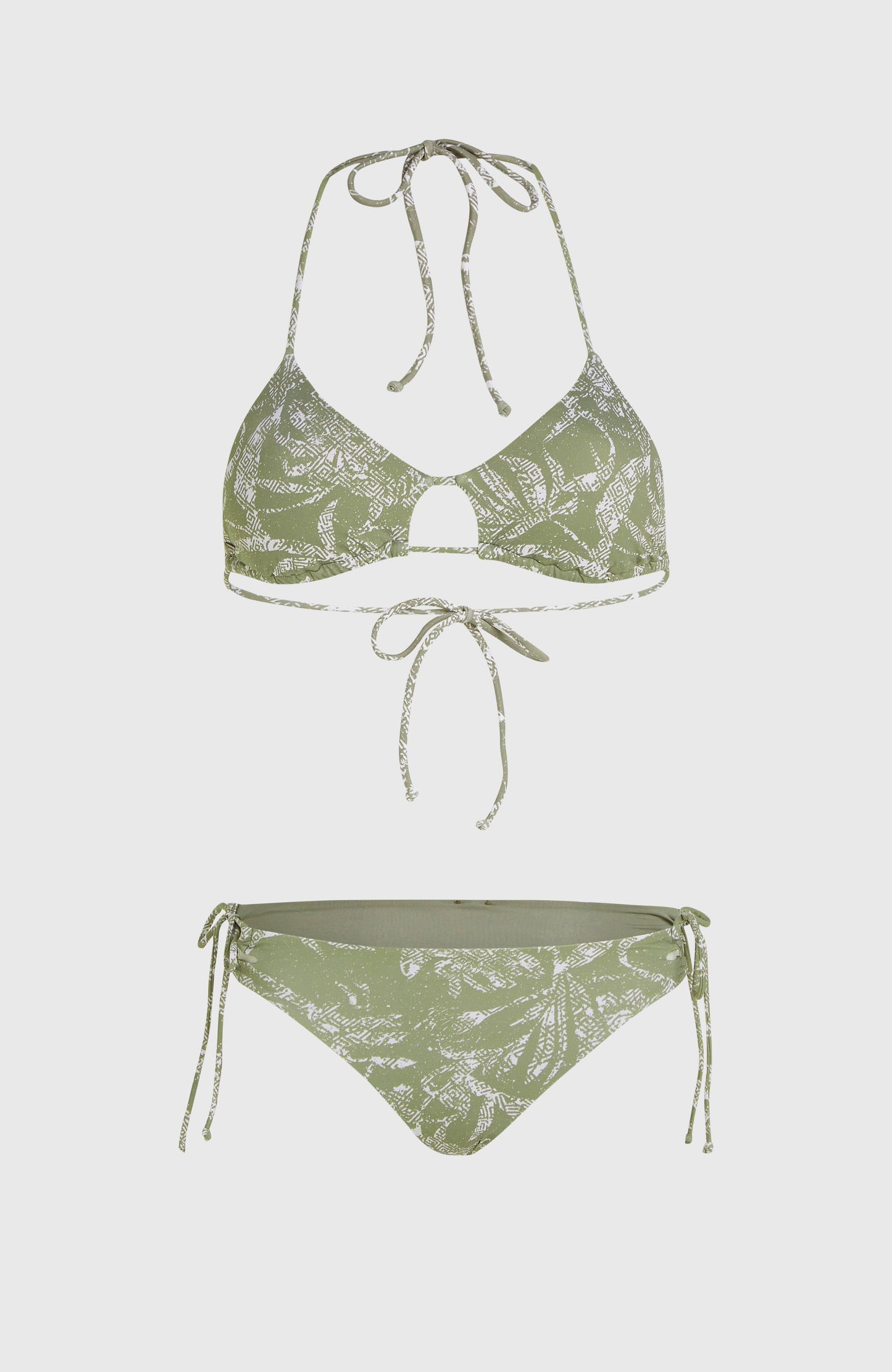 Madrid Jensen Bikini Set Women - Green Textured Jungle