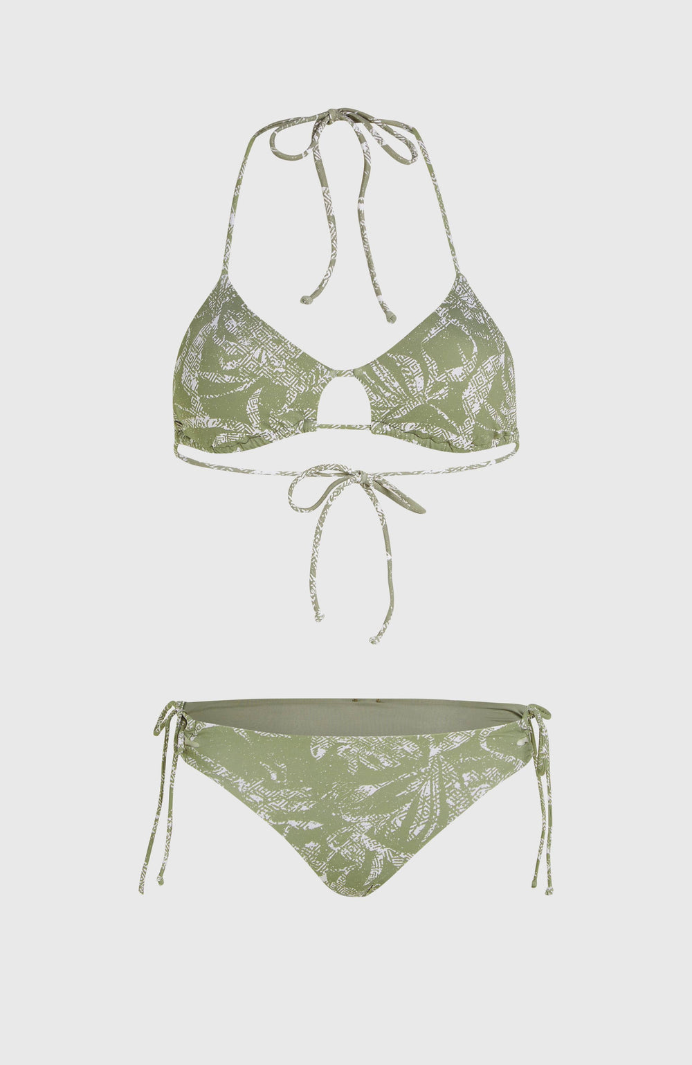 Madrid Jensen Bikini Set Women - Green Textured Jungle