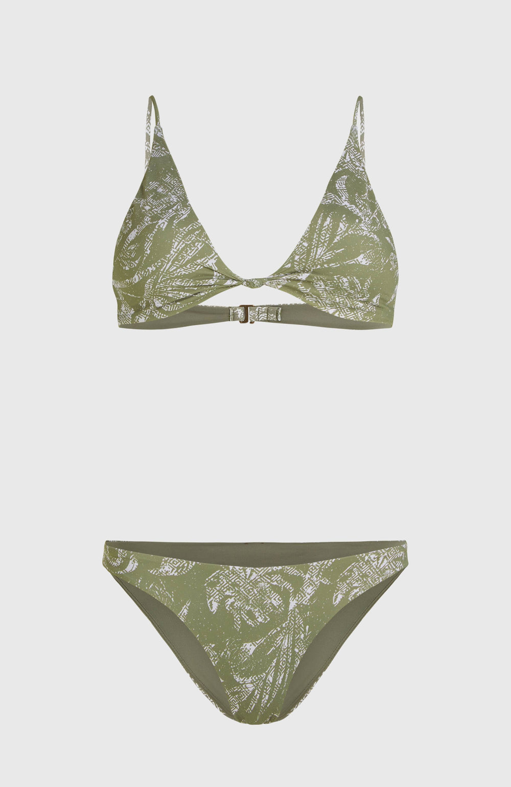 Pismo Flamenco Bikini Set Women - Green Textured Jungle