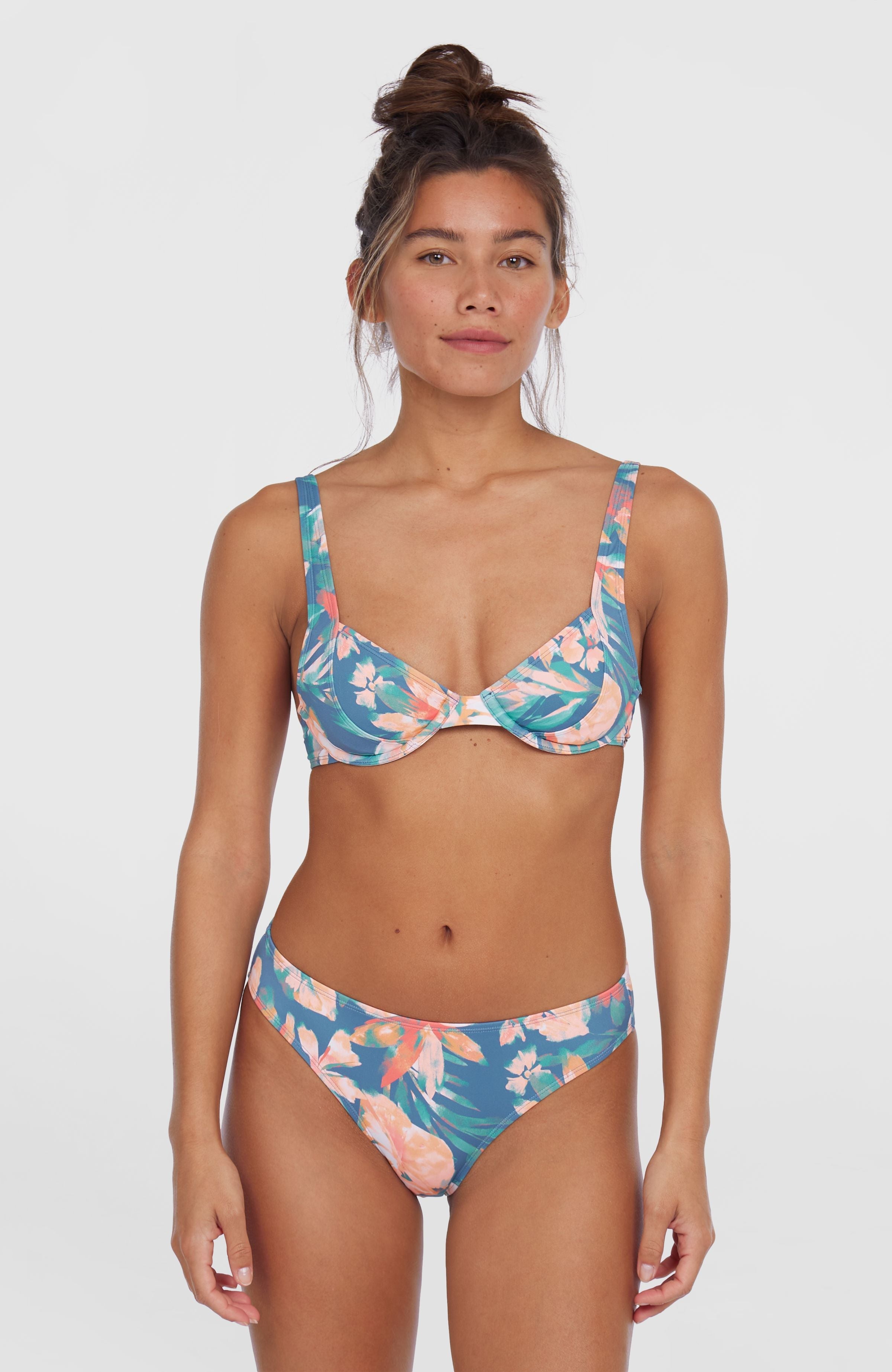 Saltwater Elsie Rita Bikini Set Women - Blue Painted Tropics