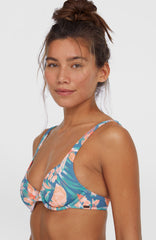 Saltwater Elsie Rita Bikini Set Women - Blue Painted Tropics