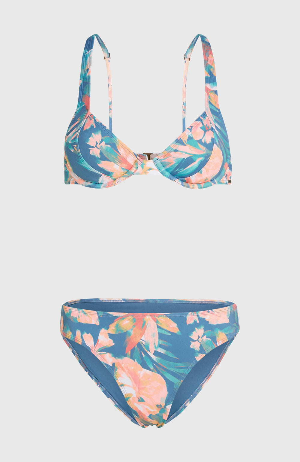 Saltwater Elsie Rita Bikini Set Women - Blue Painted Tropics