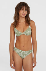 Saltwater Elsie Rita Bikini Set Women - Green Textured Jungle