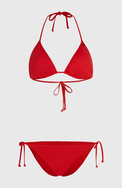 Essentials Capri Bondey Bikini Set Women - Red Coat