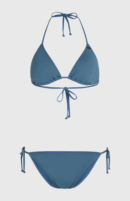 Essentials Capri Bondey Bikini Set Women - Copen Blue