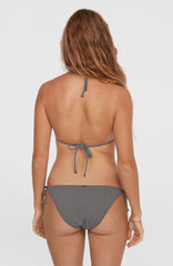 Essentials Capri Bondey Bikini Set Women - Black Simple Stripe