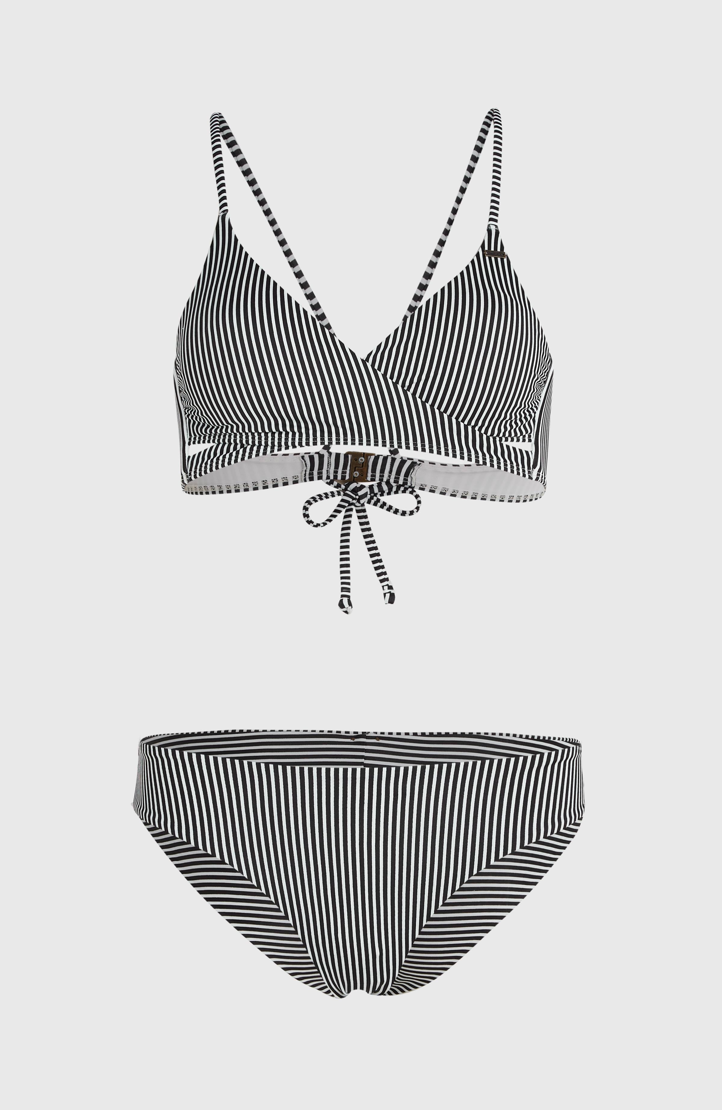 Essentials Baay Maoi Bikini Set Women - Black Simple Stripe