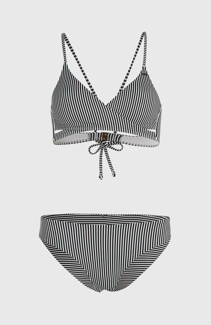 Essentials Baay Maoi Bikini Set Women - Black Simple Stripe