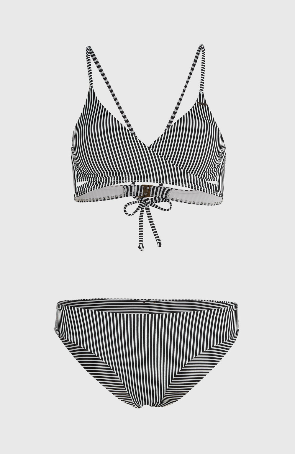 Essentials Baay Maoi Bikini Set Women - Black Simple Stripe
