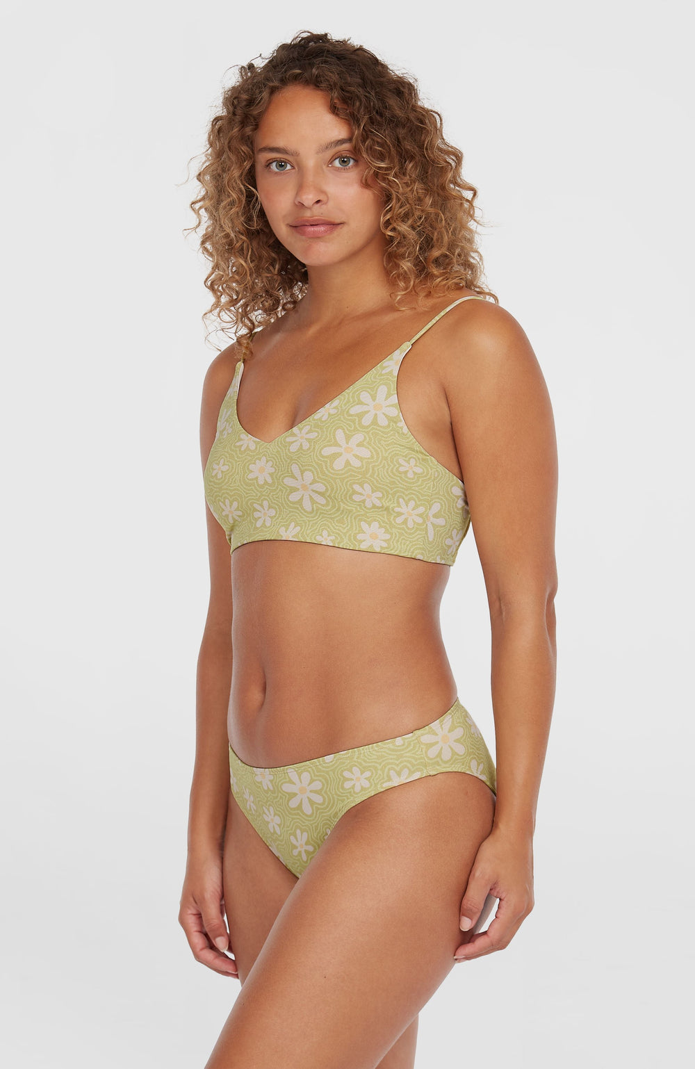 Beach Vintage Midles Rita Bikini Set Women - Green Daisyline