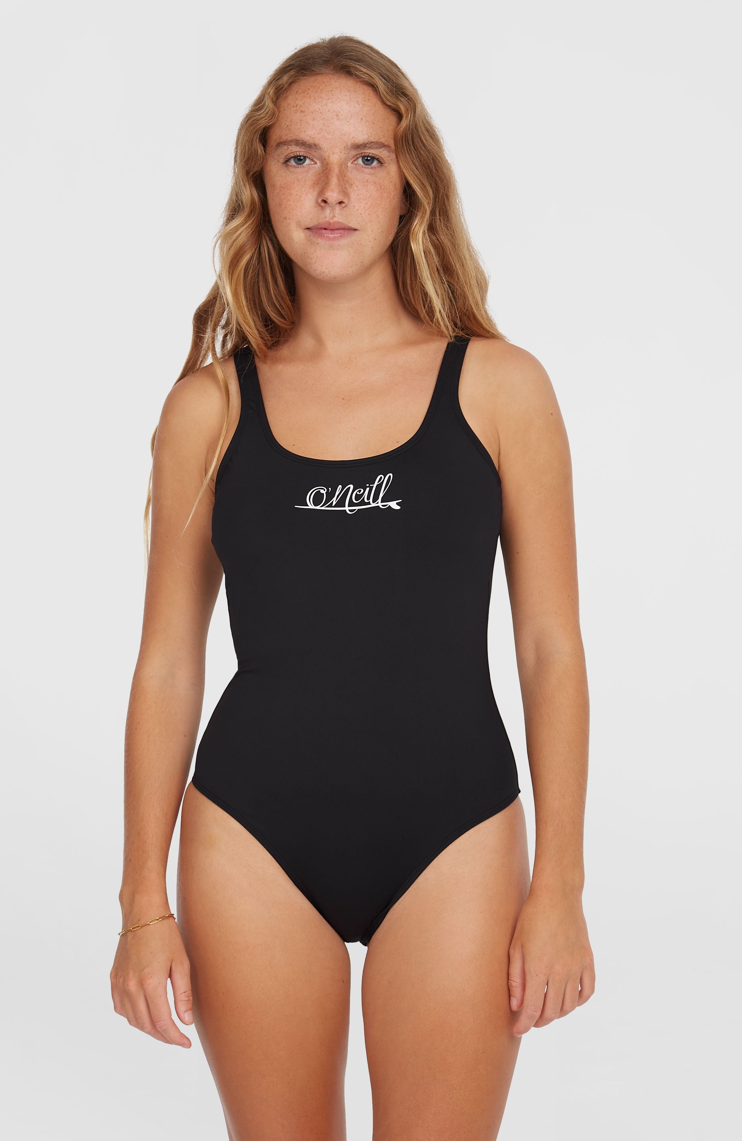 Essentials Script Swimsuit Women - Black Out