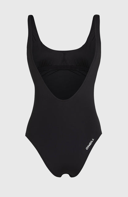 Essentials Script Swimsuit Women - Black Out