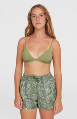 Essentials Print 12'' Swim Shorts Women - Green Textured Jungle