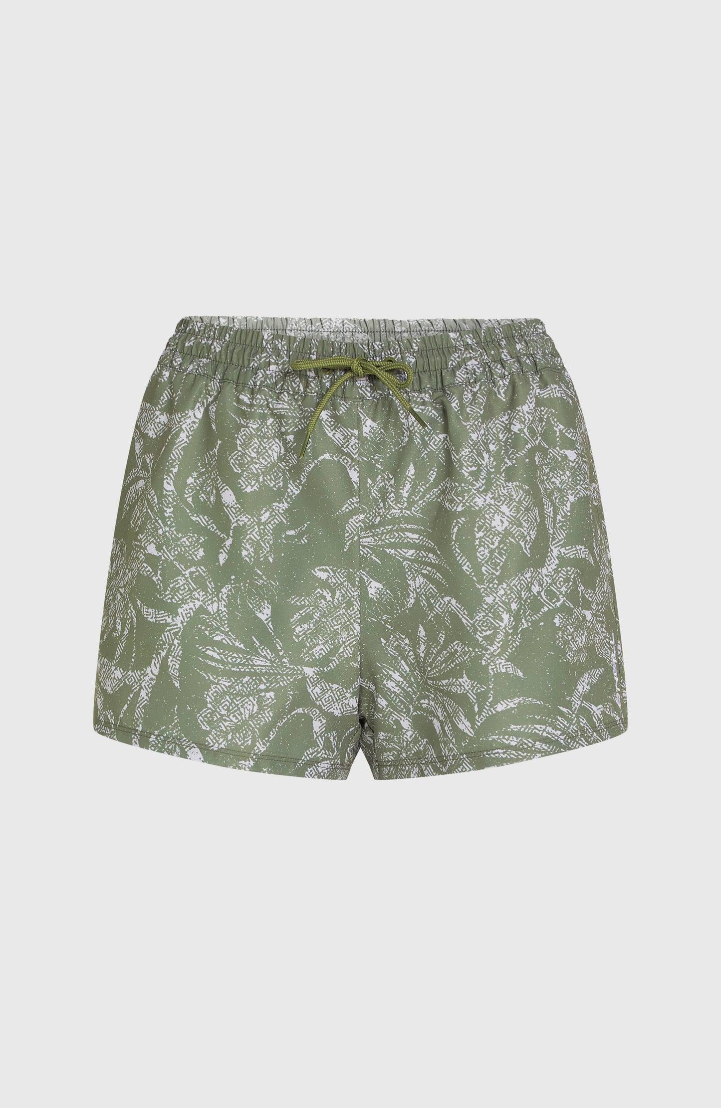 Essentials Print 12'' Swim Shorts Women - Green Textured Jungle