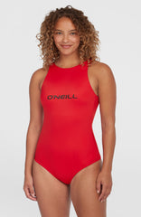 O'Neill Logo Swimsuit Women - Red Coat