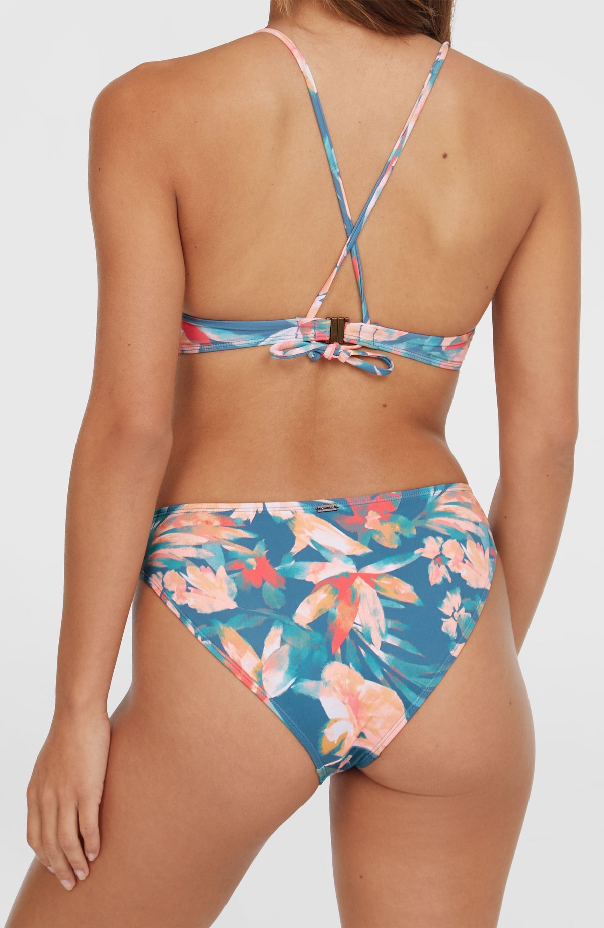 Rita Bikini Bottoms Women - Blue Painted Tropics