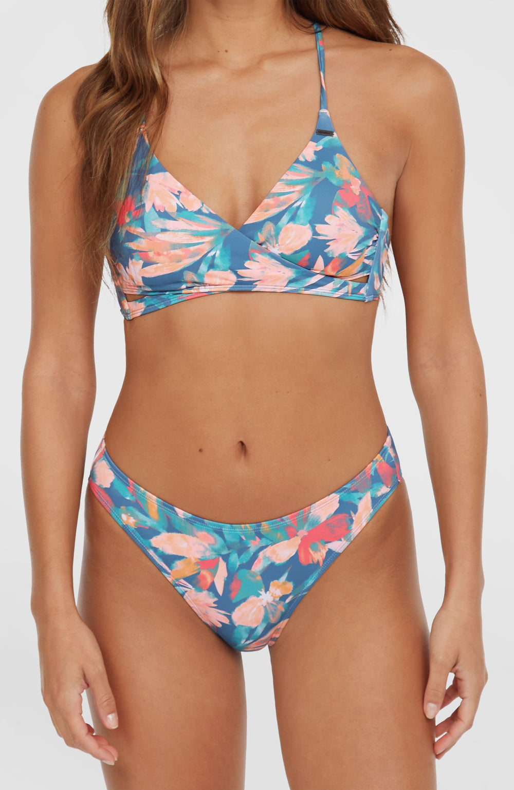 Rita Bikini Bottoms Women - Blue Painted Tropics