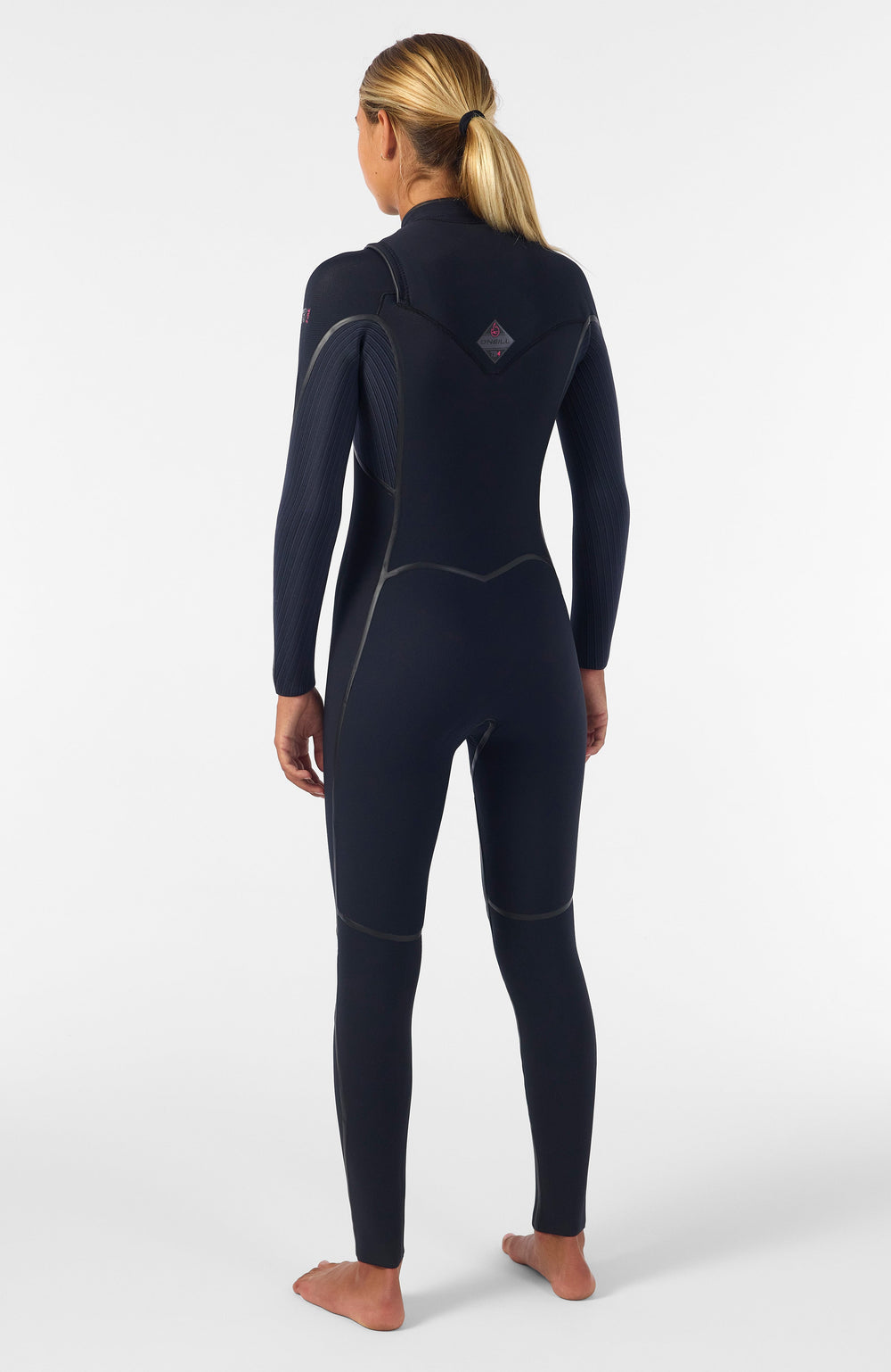 Hyperfreak Fire 4/3mm+ Chest Zip Full Wetsuit Women|Wetsuits - BLACK/BLACK