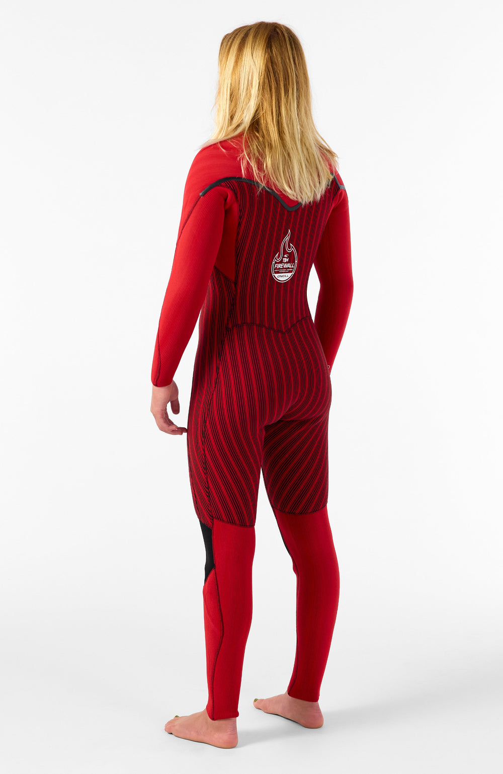 Hyperfreak Fire 4/3mm+ Chest Zip Full Wetsuit Women|Wetsuits - BLACK/BLACK