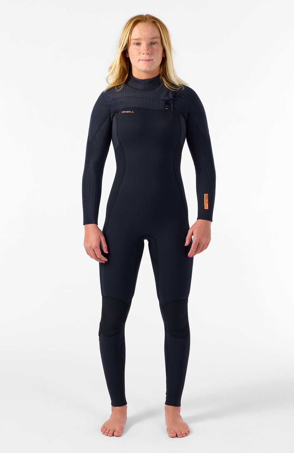 O'Neill Hyperfreak 5/4mm Chest Zip Full Wetsuit Women – O'Neill Women|Wetsuits - BLACK/BLACK