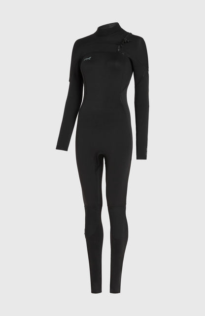 Epic 3/2 Chest Zip Full Wetsuit Women|Wetsuits - A05 BLK/BLK/BLK