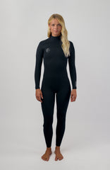 Wms O'Riginal RG8 5/4 Chest Zip Full Women|Wetsuits - Black
