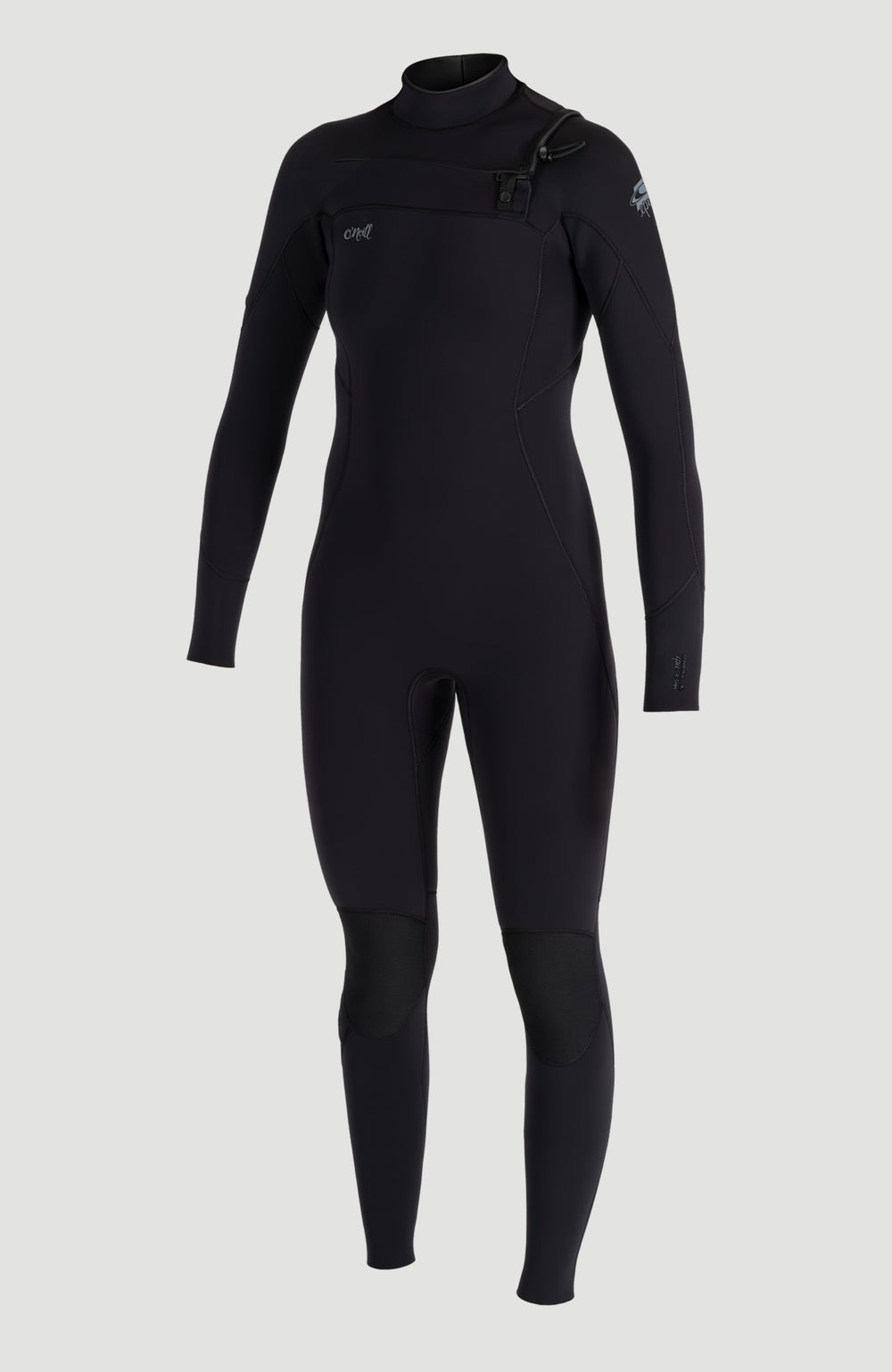 Epic 4/3mm Chest Zip Full Wetsuit Women - A05 BLK/BLK/BLK