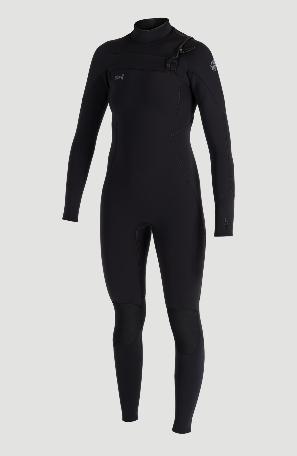 Epic 4/3mm Chest Zip Full Wetsuit Women - A05 BLK/BLK/BLK