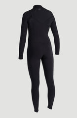 Epic 4/3mm Chest Zip Full Wetsuit Women - A05 BLK/BLK/BLK